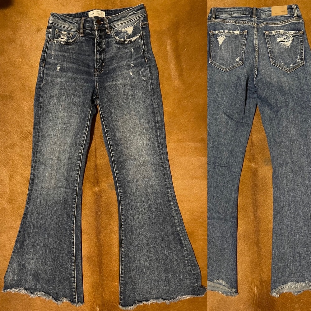 Buckle BKE high rise flare jeans